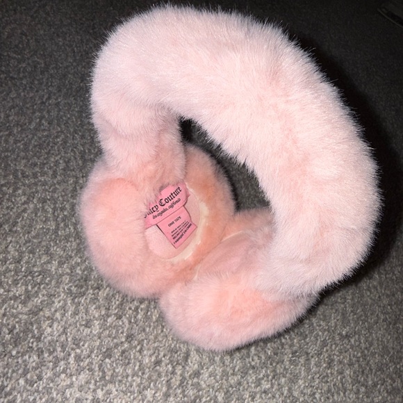 Juicy Couture Pink Faux Fur Earmuffs - Picture 3 of 8
